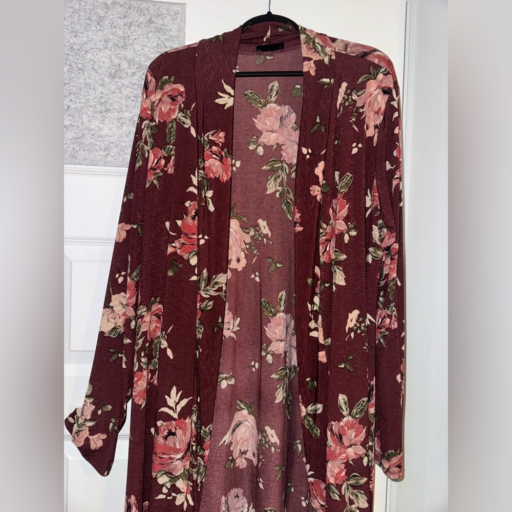 Floral cardigan